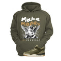 Air Jordan 3 Family Affair Matching T-Shirt, Sweatshirts & Hoodies Military Green T-Shirt (Make Money)