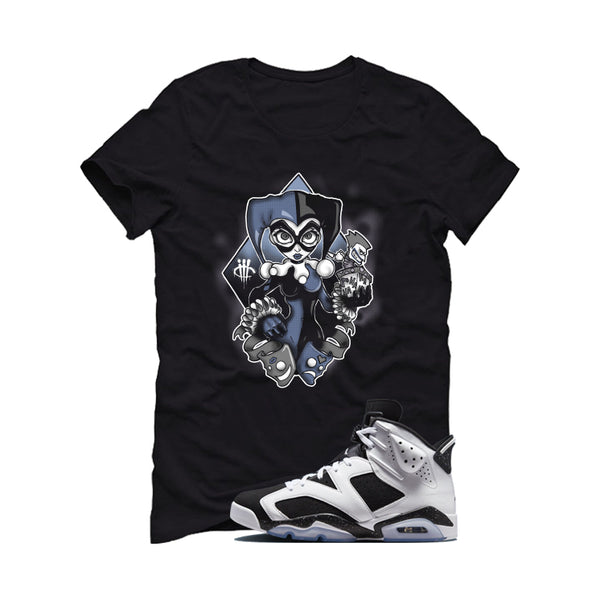 Air Jordan 6 Oreo Matching T-Shirt Black T-Shirt (Jack in a Box)| illcurrency