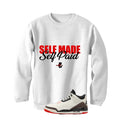 Air Jordan 3 OG World’s Best Dad Matching T-Shirt, Sweatshirts, & Hoodies White T-Shirt (Self Made Self Paid)