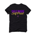 Air Jordan 12 Field Purple - Black T-Shirt (Self Made Self Paid)