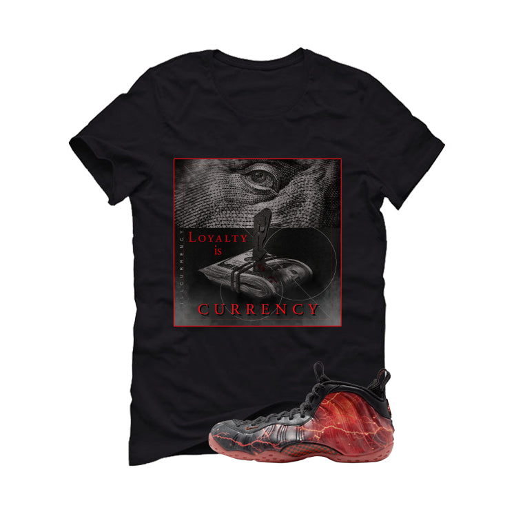 Stranger Things x Nike Air Foamposite One Matching T-Shirt, Sweatshirts & Hoodies Black T-Shirt (Loyalty Is Currency)| illcurrency
