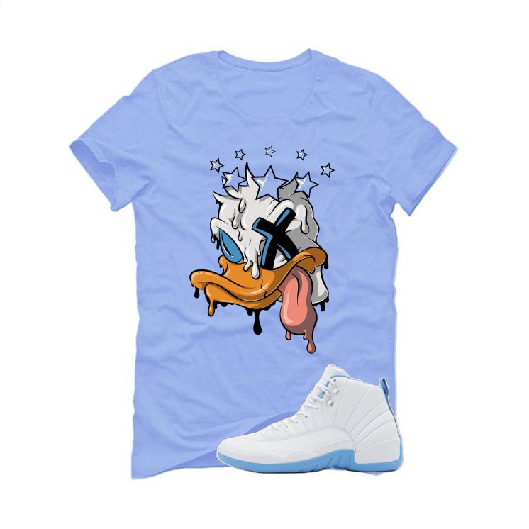Air Jordan 12 Melo Carolina Blue T-Shirt (Ducked)| illcurrency