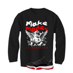 Air Jordan 11 Low Bred Black T-Shirt (Make Money)| illcurrency