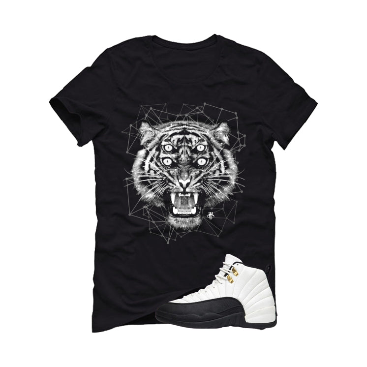 Air Jordan 12 Taxi Matching T-Shirt, Sweatshirts & Hoodies Black T-Shirt (Four Eyes)| illcurrency