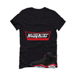Air Jordan 6 Reverse Infrared Matching T-Shirt, Sweatshirts & Hoodies Black T-Shirt (Krispy Kicks)| illcurrency