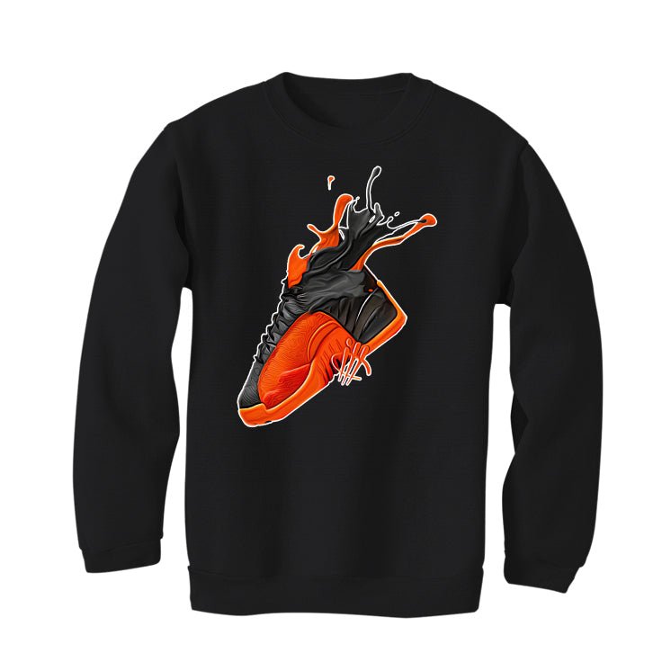 Air Jordan 12 Brilliant Orange - Black T-Shirt (SPLASH)
