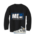 Air Jordan 1 High OG All-Star Matching T-Shirt, Sweatshirts & Hoodies Black T-Shirt (Me Vs ME)| illcurrency