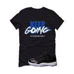 Air Jordan 11 Low “Space Jam” | illcurrency Black T-Shirt (keep Going)