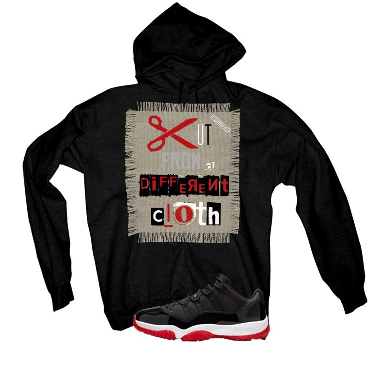 Air Jordan 11 Low Bred Black T-Shirt (Blessed not lucky)| illcurrency