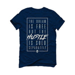 A Ma Maniere x Air Jordan 5 “Dawn” | illcurrency Navy Blue T-Shirt (THE DREAM IS FREE)