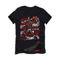 Air Jordan 12 Bloodline Matching T-Shirt, Sweatshirts, & Hoodies Black T-Shirt (85 Rookie)| illcurrency