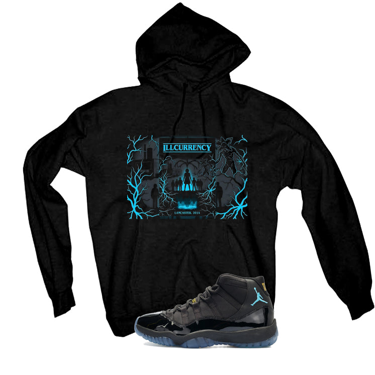 Air Jordan 11 Gamma Blue Matching T-Shirt, Sweatshirts & Hoodies Black T-Shirt (ill Strange)| illcurrency
