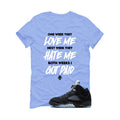 Air Jordan 5 Black/University Blue Matching T-Shirt Carolina Blue T-Shirt (Paid)| illcurrency