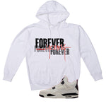Air Jordan 4 Flight Club Matching T-Shirt, Sweatshirts & Hoodies White T-Shirt (Forever Young)| illcurrency