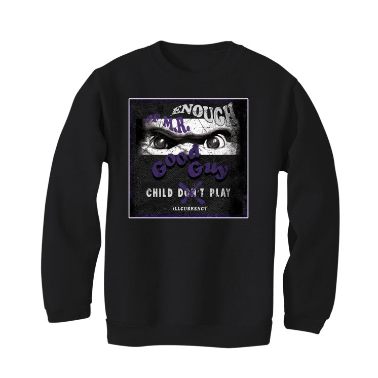 Air Jordan 12 Field Purple - Black T-Shirt (ENOUGH OF MR GOOD GUY)