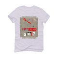 Air Jordan 13 Wolf Grey - White T-Shirt (Cut from a different cloth)
