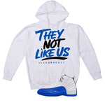 Air Jordan 12 Blueberry White T-Shirt (They not like us)| illcurrency