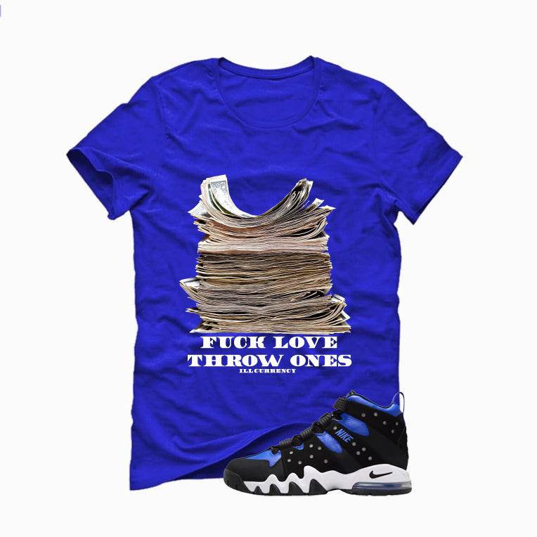 Nike Air Max2 CB ‘94 Varsity Royal Matching T-Shirt Royal Blue T-Shirt (Fck Love)| illcurrency
