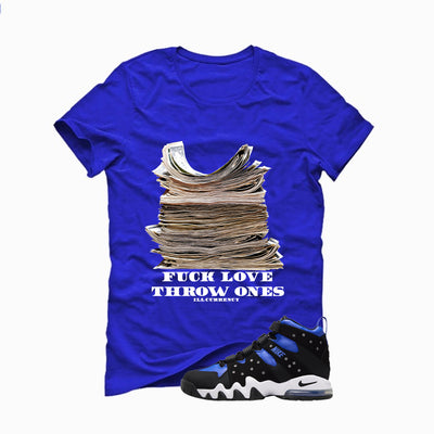 Nike Air Max2 CB ‘94 Varsity Royal Matching T-Shirt Royal Blue T-Shirt (Fck Love)| illcurrency