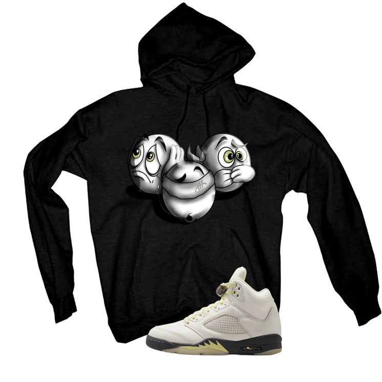 Air Jordan 5 WMNS Luminous Green Black T-Shirt (See No Evil)| illcurrency