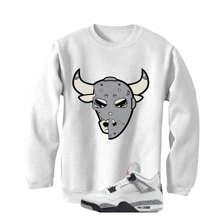 Air Jordan 4 White Cement White T-Shirt (Jason Bully)| illcurrency