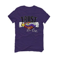 Nike SB Dunk Low “Court Purple” | illcurrency Purple T-Shirt (TRUST NO ONE)