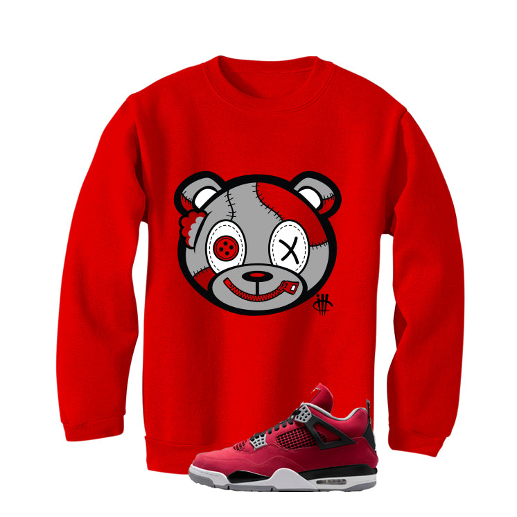 Air Jordan 4 Toro Bravo Matching T-Shirt, Sweatshirts, & Hoodies Red T-Shirt (Stitched Up Teddy)| illcurrency