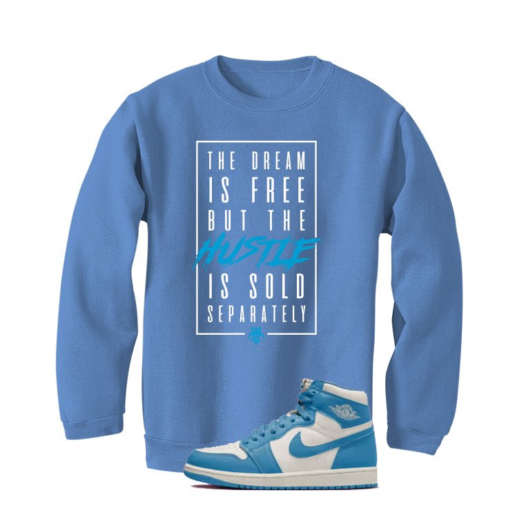 Air Jordan 1 High OG UNC Reimagined Carolina Blue T-Shirt (Dream is Free)| illcurrency