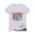 Air Jordan 3 True Blue Matching T-Shirt White T-Shirt (See No Evil Hustler)| illcurrency