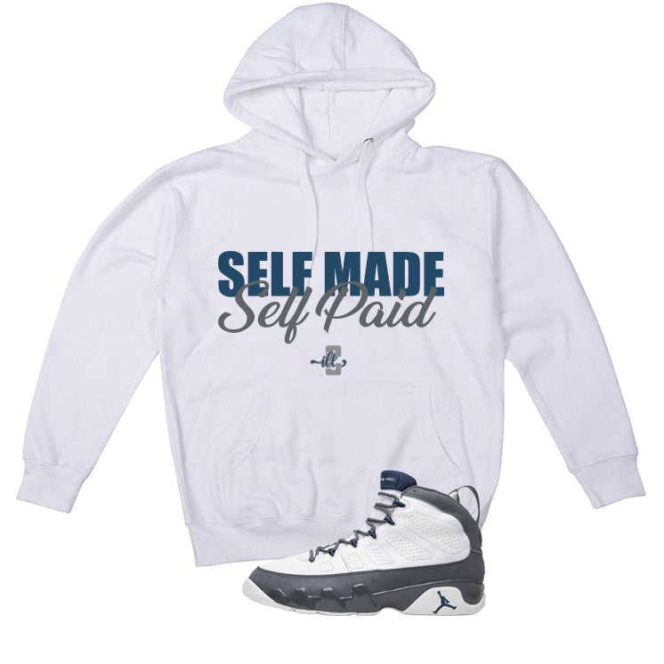 Air Jordan 9 Flint Grey Matching T-Shirt, Sweatshirts & Hoodies White T-Shirt (Self Made Self Paid)| illcurrency
