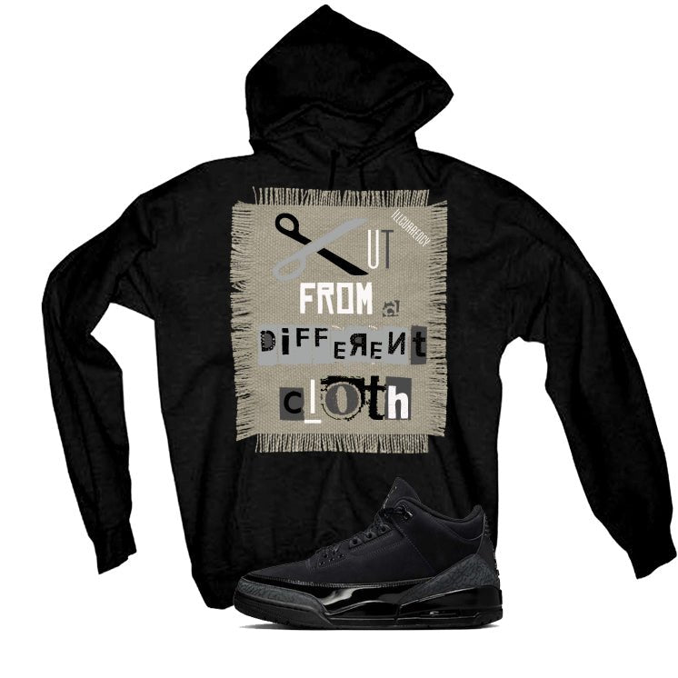 Air Jordan 3 Black Cat Black T-Shirt (Cut from a different cloth)| illcurrency