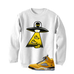Air Jordan 5 Tokyo Matching T-Shirt, Sweatshirts & Hoodies White T-Shirt (Alien)| illcurrency