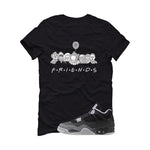 Air Jordan 4 Fear Pack Black T-Shirt (Friends)| illcurrency