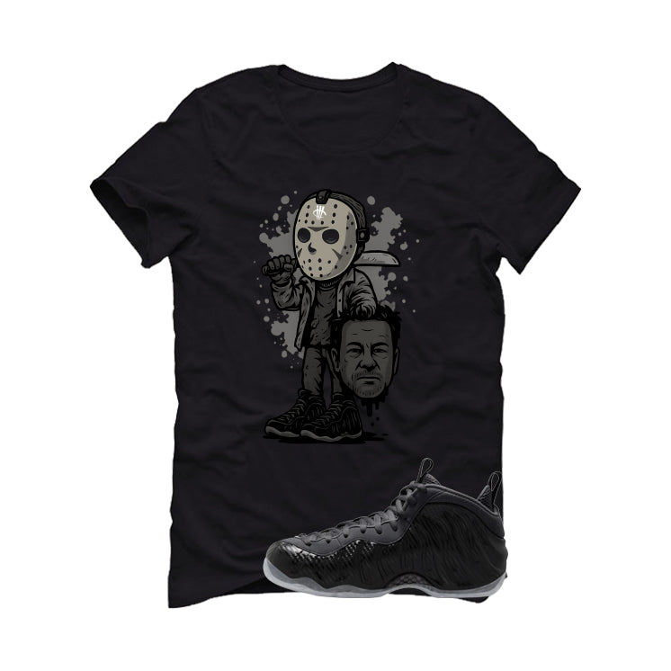 NIKE FOAMPOSITE ONE CARBON FIBER Matching T-Shirt, Sweatshirts & Hoodies Black T-Shirt (Jason)| illcurrency