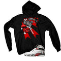 Air Jordan 8 Bugs Bunny Matching T-Shirt, Sweatshirts & Hoodies Black T-Shirt (Bugs)
