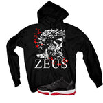 Air Jordan 11 Low Bred Black T-Shirt (Zeus)| illcurrency