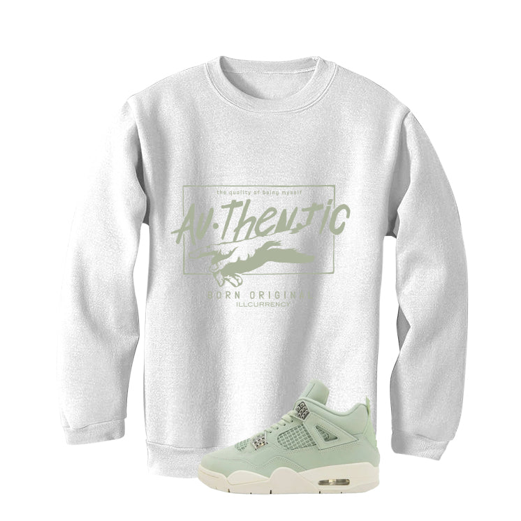 Air Jordan 4 WMNS Seafoam White T-Shirt (Authentic)| illcurrency