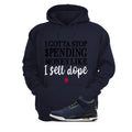 Levi’s x Air Jordan 3 Rigid Matching T-Shirt, Sweatshirts & Hoodies Navy Blue T-Shirt (Gotta Stop Spending Money)