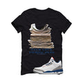 Air Jordan 3 True Blue Matching T-Shirt Black T-Shirt (Fck Love)| illcurrency
