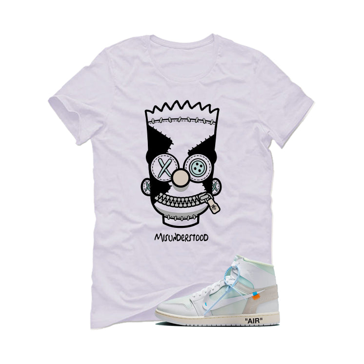 Off-White x Air Jordan 1 High OG Alaska Matching T-Shirt, Sweatshirts & Hoodies White T-Shirt (Misunderstood)| illcurrency