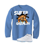 Air Jordan 11 Legend Blue Carolina Blue T-Shirt (Super Gremlin)| illcurrency