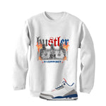 Air Jordan 3 True Blue Matching T-Shirt White T-Shirt (See No Evil Hustler)| illcurrency