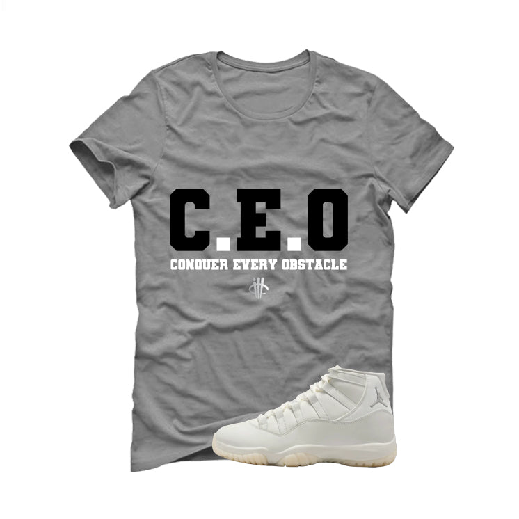 Air Jordan 11 WMNS Pearl Matching T-Shirt, Sweatshirts & Hoodies Grey T-Shirt (Ceo)| illcurrency