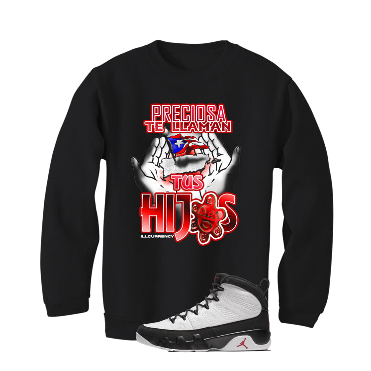 Air Jordan 9 OG Space Jam Matching T-Shirt Black T-Shirt (Preciosa)| illcurrency
