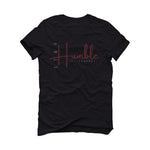 A Ma Maniére x Air Jordan 5 “Black” | illcurrency Black T-Shirt (Stay Humble)