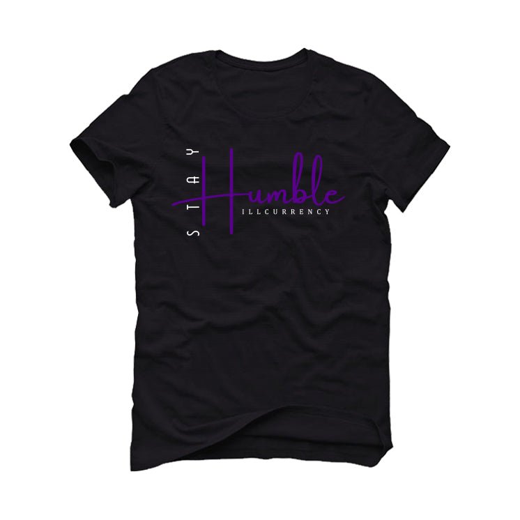Nike SB Dunk Low “Court Purple” | illcurrency Black T-Shirt (Stay Humble)