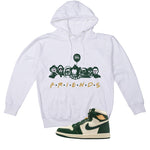 Air Jordan 1 High OG WMNS Fir Matching T-Shirt, Sweatshirts & Hoodies White T-Shirt (Friends)| illcurrency