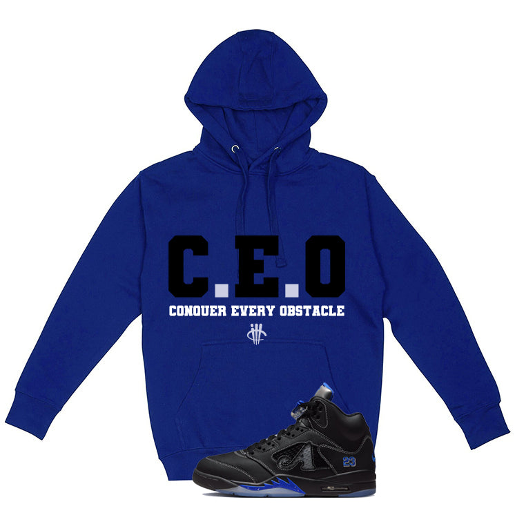 Awake NY x Air Jordan 5 Racer Blue Royal Blue T-Shirt (Ceo)| illcurrency