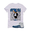 Air Jordan 12 French Blue White T-Shirt (Stay ill Bear)| illcurrency
