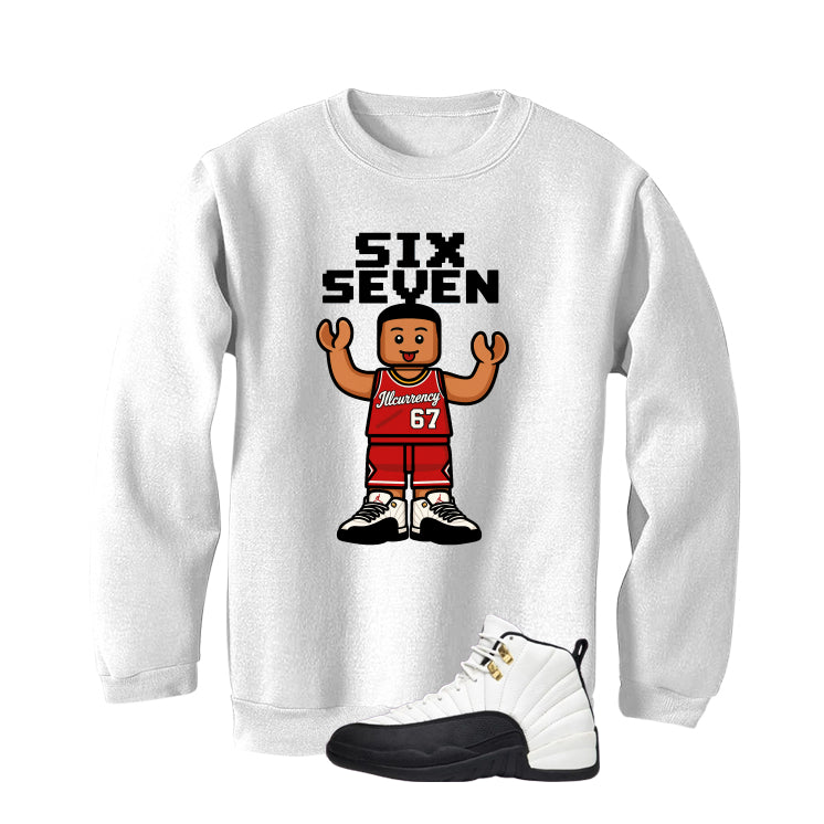 Air Jordan 12 Taxi Matching T-Shirt, Sweatshirts & Hoodies White T-Shirt (6 7)| illcurrency